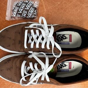 Vans Skate Chukka Low Twisted Positivity Brown Tie Dye Skate Shoes